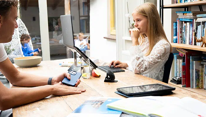 thuiswerken met ambidexter ergonomische muis twister